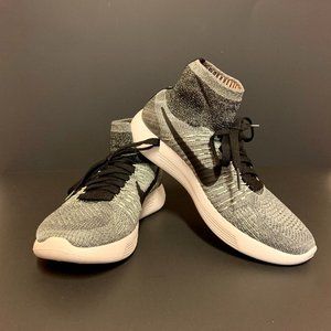 WOMENS NIKE LUNAREPIC FLYKNIT GRAY ICE GREEN